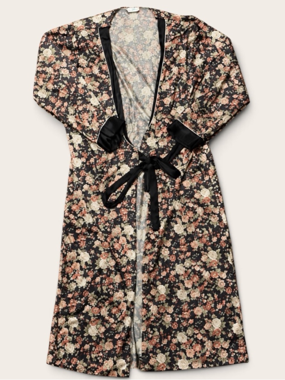 VINTAGE Sears Apostrophe Floral Robe